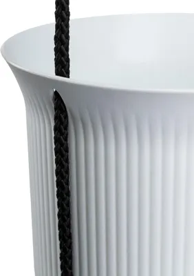 Produktbild von HowHomely | Blumentopf - Hängeampel - weiß - B18xH17 cm - aus Recyclingmaterial - Pflanzentopf - Dekorativ