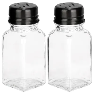 Obrázek produktu pro Sada dvou solniček a peprniček – objem 80 ml – sklo