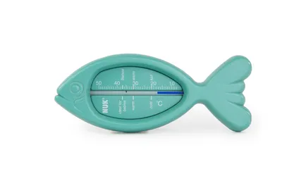 Produktbild von NUK Badethermometer in Fisch-Form Badewannen-Thermometer Babythermometer in Grün