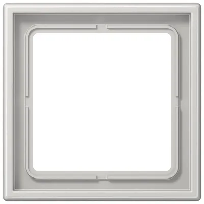 Produktbild von JG Rahmen 1-fach LS981LG 81x81mm lichtgrau