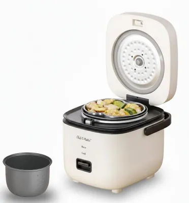 Multikocher Reiskocher 1,2 l Dampfgarer mit Warmhaltefunktion