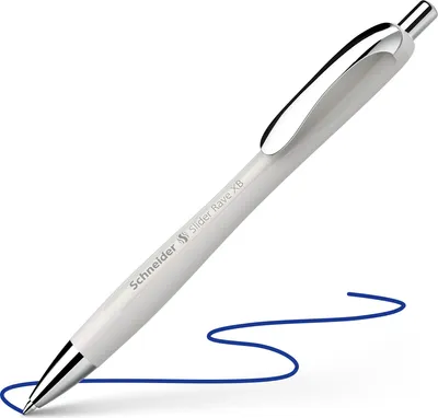 Produktbild von Schneider Kugelschreiber Slider Rave silver grey, Mine Slider 755 XB blau
