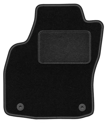 Obrázok produktu pre Velúrový koberec vodiča pre: Opel Astra H 2003-2010 (sedan/hatchback/kombi) – 1 ks, čierny, na mieru – Wielganizator LUX