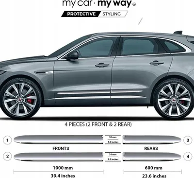 Image de JAGUAR F-PACE - Seuils de porte chromés