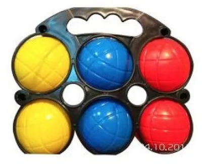 Image de MGM Petanque - 6 boules plastiques avec cochonnet