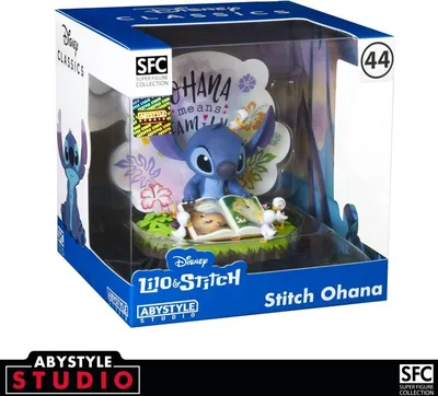 A product box for a Disney Lilo & Stitch figure.
