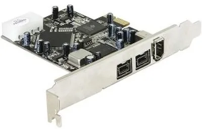 Immagine prodotto di Delock PCI Express Karte > 2 x extern FireWire B + 1 x extern FireWire A (89153)