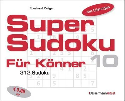 Immagine prodotto di Krüger, E: Supersudoku für Könner 10