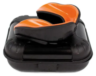 Obrázek produktu pro Chránič zubů Makura Ignis Pro pro seniory, černý / oranžový