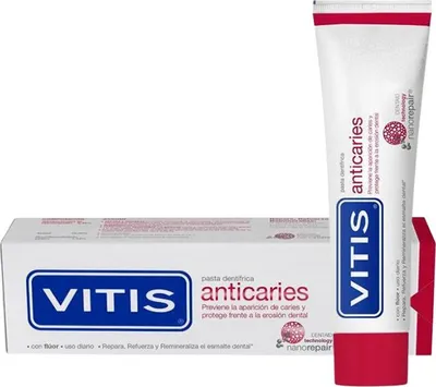 Produktbild von 1x Vitis Anti-Karies-Zahnpasta 75ml