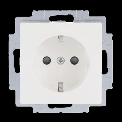 Imagen del producto de BUSCH JAEGER 2013-0-5385 - CEE 7/3 - Plata - Blanco - 250 V - 16 A