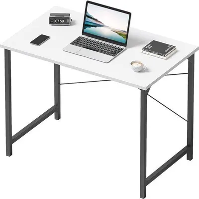 Produktbild von Computerbüro 32" modernes Büroset für den Heimgebrauch in weißer Einfachstil
