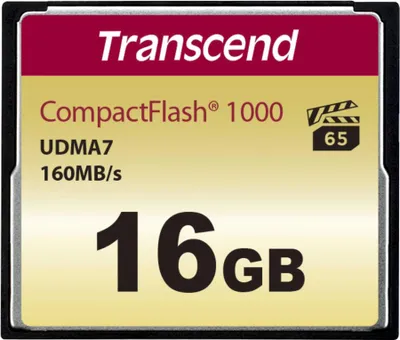 Immagine prodotto di Transcend Ultimate - Scheda di memoria flash - 16 GB - 1000x - CompactFlash