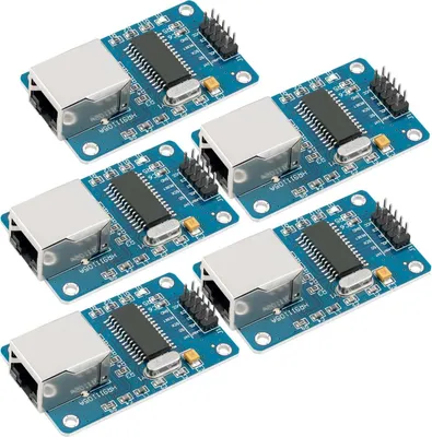 Zdjęcie produktu dla Moduł AZ-Delivery ENC28J60 Ethernet Shield – moduł sieciowy LAN kompatybilny z Arduino, 5x ENC28J60