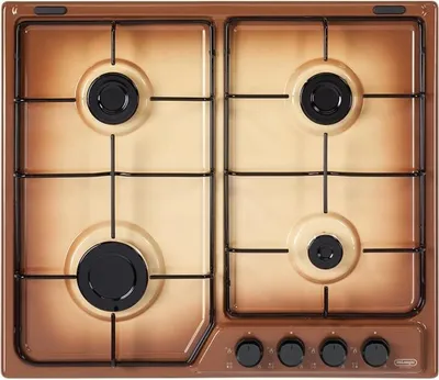 Obrázok produktu pre De’Longhi FFT 46 ASV, Hnedá, Vstavaný, 60 cm, Plynový, Smaltovaný, 4 zone(s)