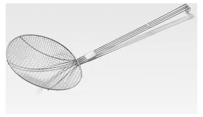 Produktbild von Sieblöffel | 24 cm | Abseihlöffel | Schaumlöffel | Schöpfkelle mit langem Griff | Küchensieb für Kochen und Frittieren