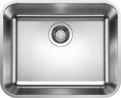 Produktbild von BLANCO SUPRA 500-U, Unterbauspüle, Rechteckig, Edelstahl, Edelstahl, 1 Becken, 500 x 400 mm