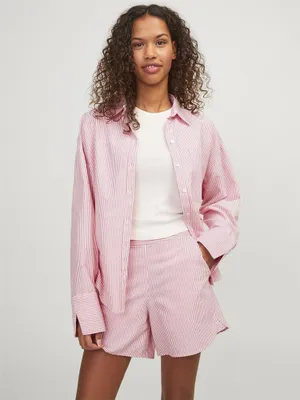 Produktbild von Jack & Jones Siva Oxford Jjxx Langarmhemd Rosa XS Frau Rosa XS