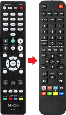 Produktbild von Fernbedienung passend für DENON AVR-X1600H | AVRX1600H | RC1227