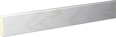 Produktbild von B.S. Bauprogramm Decksockelleiste 260 cm 35 x 8 mm Esche weiß