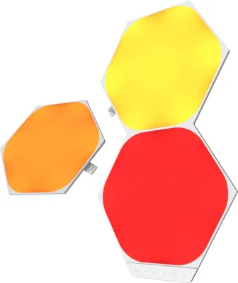 Zdjęcie produktu dla Nanoleaf Shapes Hexagons, Biały, Sypialnia, Pokój dziecięcy, CE, LED, 6500 K, 3 szt.