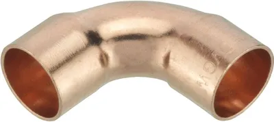 Produktbild von Cornat Kupfer Lötfitting Bogen mit 90 Grad Winkel für Rohre mit 28 mm Durchmesser