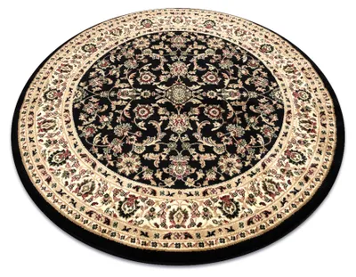 Zdjęcie produktu dla Dywan ROYAL ADR koło wzór 1745 czarny koło 120 cm