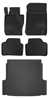Produktbild von Gummimatten + Kofferraumwanne für BMW Seria 3 E91 2004-2012 (Kombi) – Schwarz, passgenau – Wielganizator