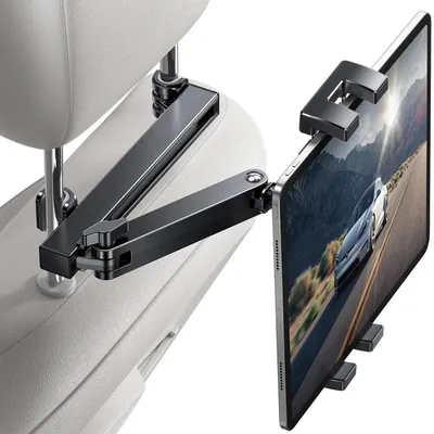 Produktbild von Tablet Halterung Auto Kopfstütze 360° Verstellbar für Rücksitz 4,7-13 Zoll
