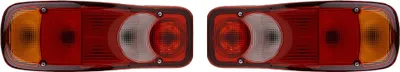 Image de Johns, jeu de feux arrière gauche et droit adaptés au Fiat Ducato 250 251 + support 6 broches