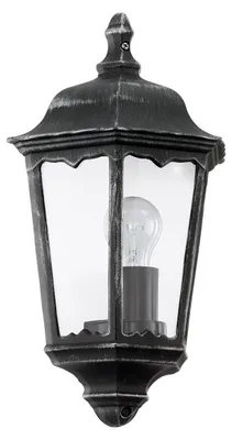 Immagine prodotto di Applique Esterno Classica Navedo Alluminio Nero 1 Luce E27