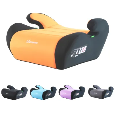 Produktbild von Bemesu Kinder-Autositzerhöhung,ECE R 129 Dreipunkt-Sicherheitsgurt,Booster-Pad,Leicht zu tragen，125–150 cm,6–10 Jahre,Orange