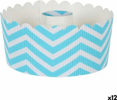 Immagine prodotto di Stampo da forno blu 12 x 6 cm 5 pezzi