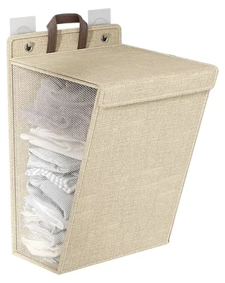 Image de Panier à linge pliable pour mur, grande capacité