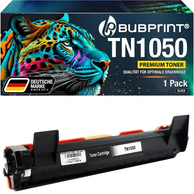 Produktbild von Bubprint Toner kompatibel mit Brother TN-1050 Schwarz