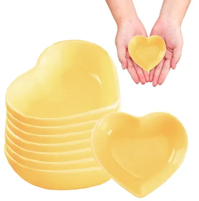 Produktbild von Set von 8 Herzförmigen Servierschalen aus Keramik
