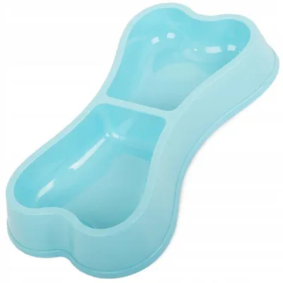 Produktbild von 2er Set Hundenapf Fressnapf Futternapf Futterstation Katzennapf 0,15l, Größe:UNIVERSAL, Farbe:Blau