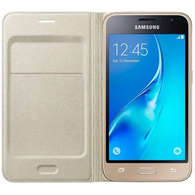 Image de Flip-cover or pour Samsung Galaxy J1 (2016)
