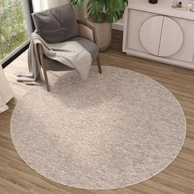 Obrázok produktu pre Koberec Silver Unicoloured Melange Umývateľný Obývacia izba Spálňa OEKO-TEX 100 x 100 cm