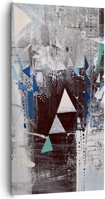 Produktbild von Bild auf Leinwand - Leinwandbild - Abstraktion modern - 65x120cm - Wand Bild - Wanddeko - Leinwanddruck - Bilder - Kunstdruck - Wanddekoration - Leinwand bilder - Wandkunst - PA65x120-4006