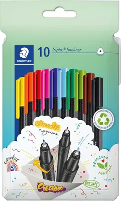 Obrázok produktu pre STAEDTLER triplus fineliner 334 – 10 farieb – 0,3 mm