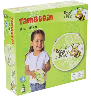 Productafbeelding van Groothandel GmbH - Houten tamboerijn, model #15cm