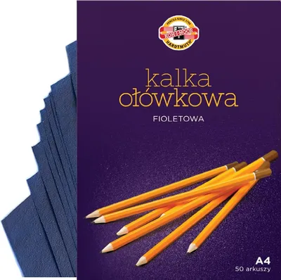 Image de PAPIER COPIE Crayon violet à imprimer KOH-I-NOOR Papier A4 50 feuilles