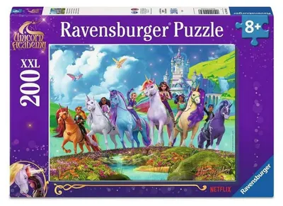 Image de Ravensburger Puzzle 200 pieces XXL - La magie de l Ecole des licornes