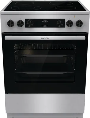 Obrázok produktu pre Gorenje GECS6C70XC, Voľne stojaci sporák, Nerezová oceľ, Otočné, Dotyk, Nerezová oceľ, Predné, LED