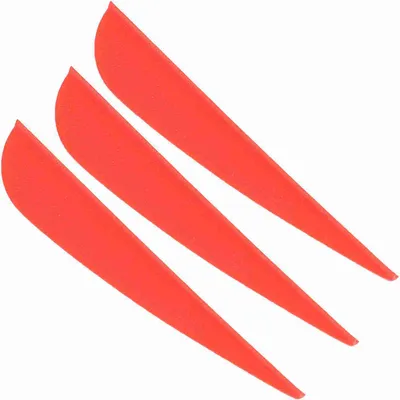 Immagine prodotto di Piume per frecce fai da te, piume da 3 pollici, 12 pezzi per l'intaglio della freccia, ricambi di aggiornamento per il tiro con l'arco, la caccia e il tiro (rosso)