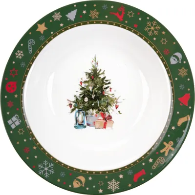 Produktbild von HOMLA KALVEN tiefer Teller grün 22 cm