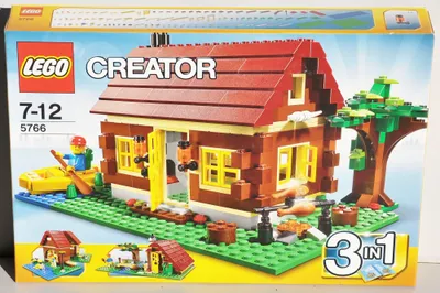 Produktbild von LEGO CREATOR 3 in 1 BLOCKHAUS HAUS FERIENHAUS LANDHAUS FLUSSHÜTTE 3 MODELLE