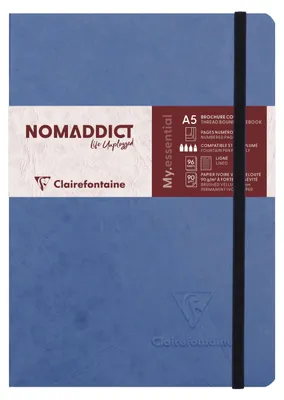 Productafbeelding van AgeBag MyEss notitieboekje, A5, 96 pagina's, met lijntjes, blauw