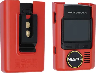 Immagine prodotto di Caseroxx PC Holster per Motorola ADVISOR TPG2200 TETRA-Pager Pager con clip da cintura e velcro